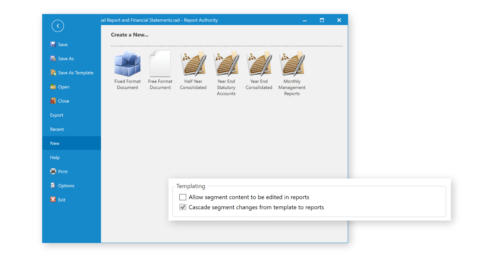 Consistency With The Use of Templates