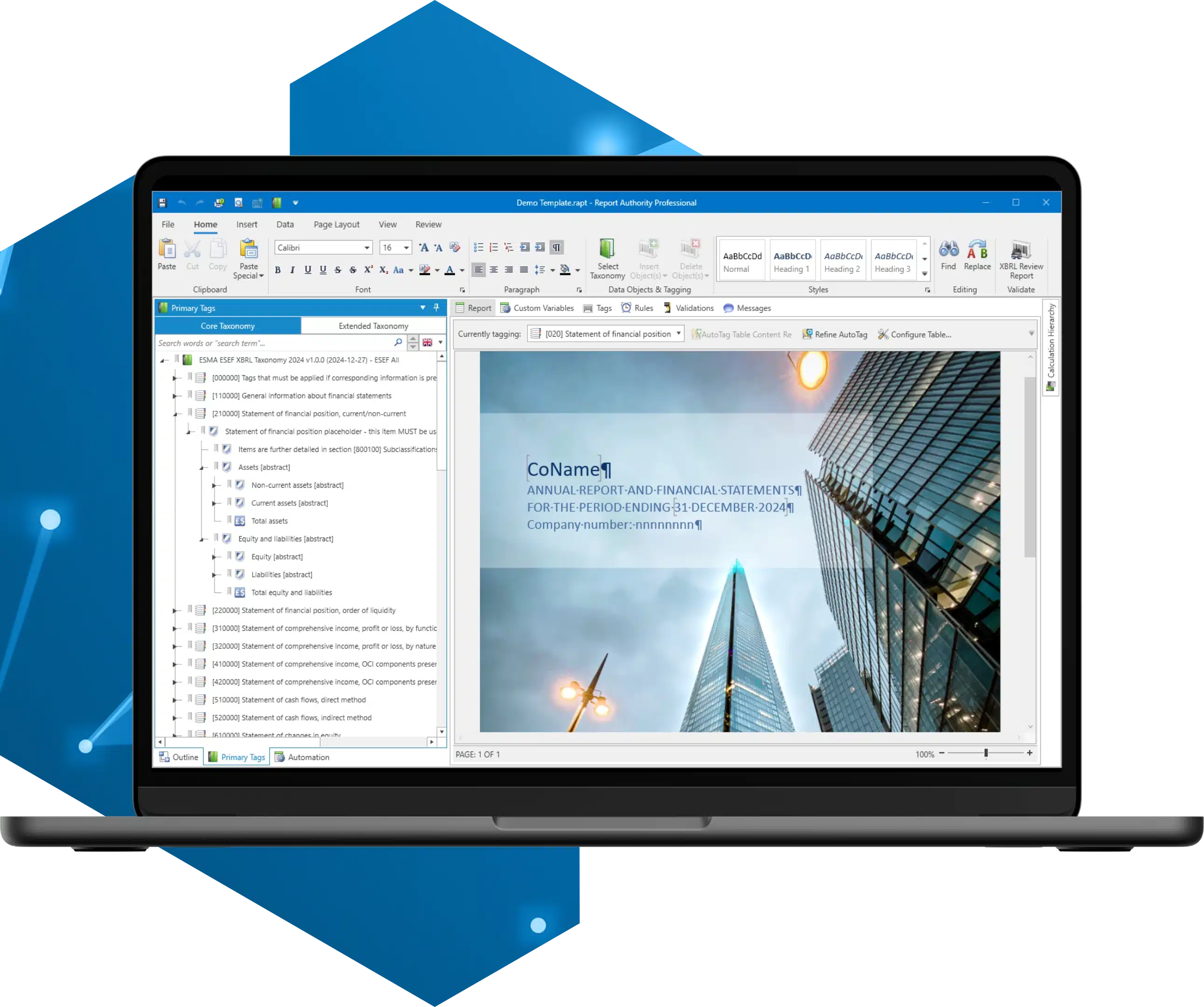 Report Authority simplifies your ESEF reporting